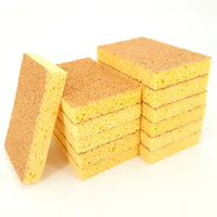 lot de 12 eponges vaisselle économiques grattante non rayante végétales fabrication Française