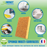 éponge vaisselle et ménage lavable et réutilisable écologique fabriquée en France 