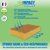 eponge saine vaisselle douche menage ecologique naturelle bioimpact