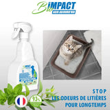 litiere chat anti odeur fabrique en France anti pipi chat non répulsif naturel et fabriqué en France