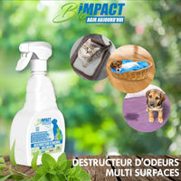enlever odeur urine chat chien litiaire très efficace et action rapide odeurs durable 93% naturel