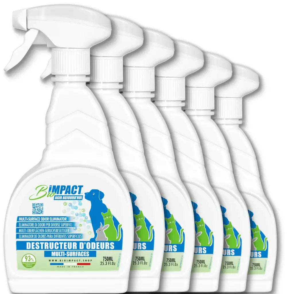 Bioimpact:6 Pack Pet Odor Destroyer - Eliminates Urine, Stool & Vomit ...