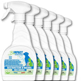 Lot de 6 desodorisant naturel non repulsif pour l'environnement des animaux de compagnie tapis litiaire etc.