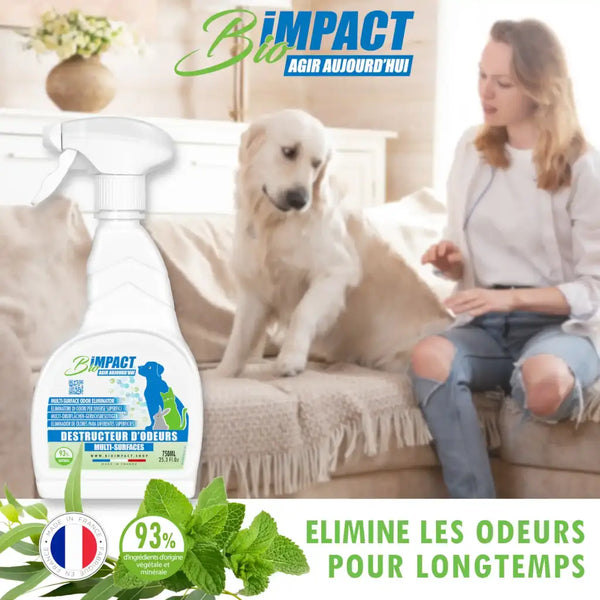 femme anti odeurs chien tissus canape fauteuil litiere naturel et fabrication Francaise