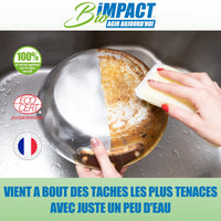 récurer poele avec la pierre d argile blanche naturelle fabriquée en France multiusages