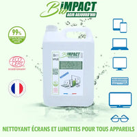 Bioimpact green nettoyant ecran TV led oled plasma tablette lunettes télévision antistatique ECOCERT